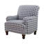 Chaise d'appoint rembourrée à haut dossier-553907326