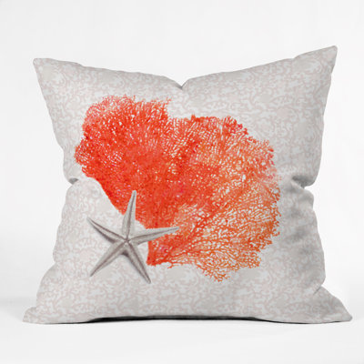 Coral Sea Throw Pillow