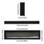 Adjustable flame Electric Fireplace-1972976665