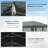 10' X 28' Party Tent Canopy, Outdoor Event Shelter Gazebo With 8 Removable Mesh Sidewalls, Zipper Doors, Steel Frame