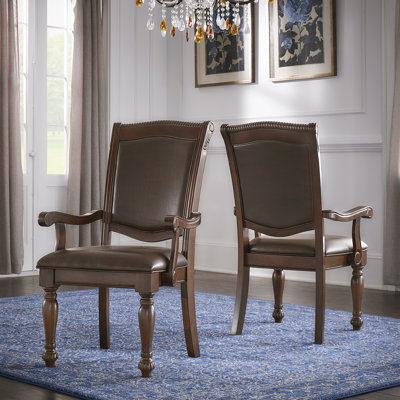 Asal 18.9'' H Faux Leather Upholstered Armchair