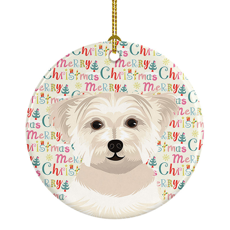 Ornement suspendu en céramique Shih-Tzu 6