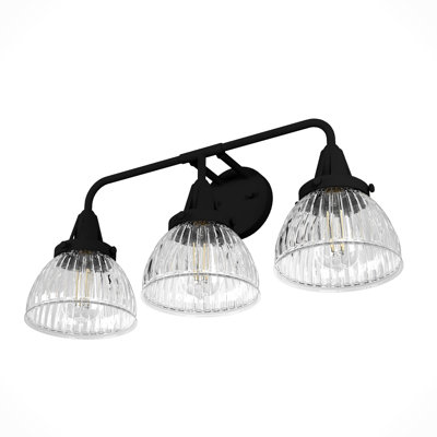 Hunter Cypress Grove Natural Iron 3 Light Vanity Wall Light Fixture