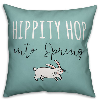  Coussin Hippity Hop Into Spring