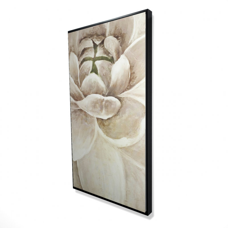 Delicate Chrysanthemum Print On Canvas, H 48 po x l 24 po