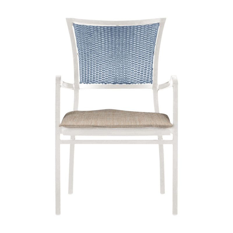 Fauteuil Aire - Craie et chambray, Welt, Craie / Chambray, Toile sable