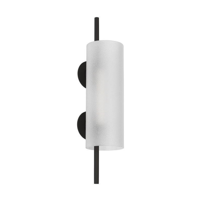 Trace 1 - Light LED Armed Sconce, Nightshade Black