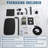 Wall Mount Thermostatic Shower Faucet Set, 16"+ 8"rainfall Shower System, Push Button Diverter For Easy Control