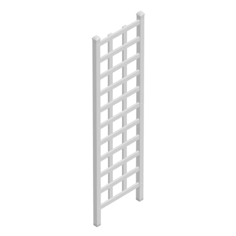 75'' H x 22'' W Polyvinyl Chloride (PVC) Classic Grid Trellis