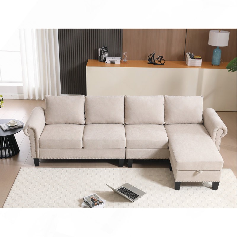 Convertible Sectional Sofa With Storage