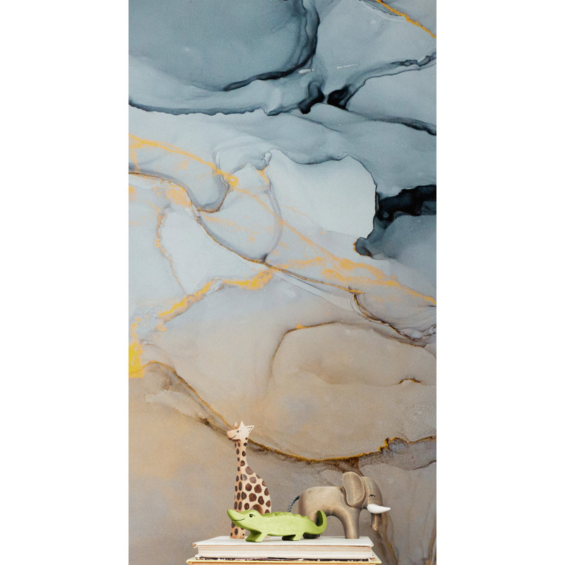 Murale à motif quartz de pierre Hasbrouck, l 48 po x L 108 po