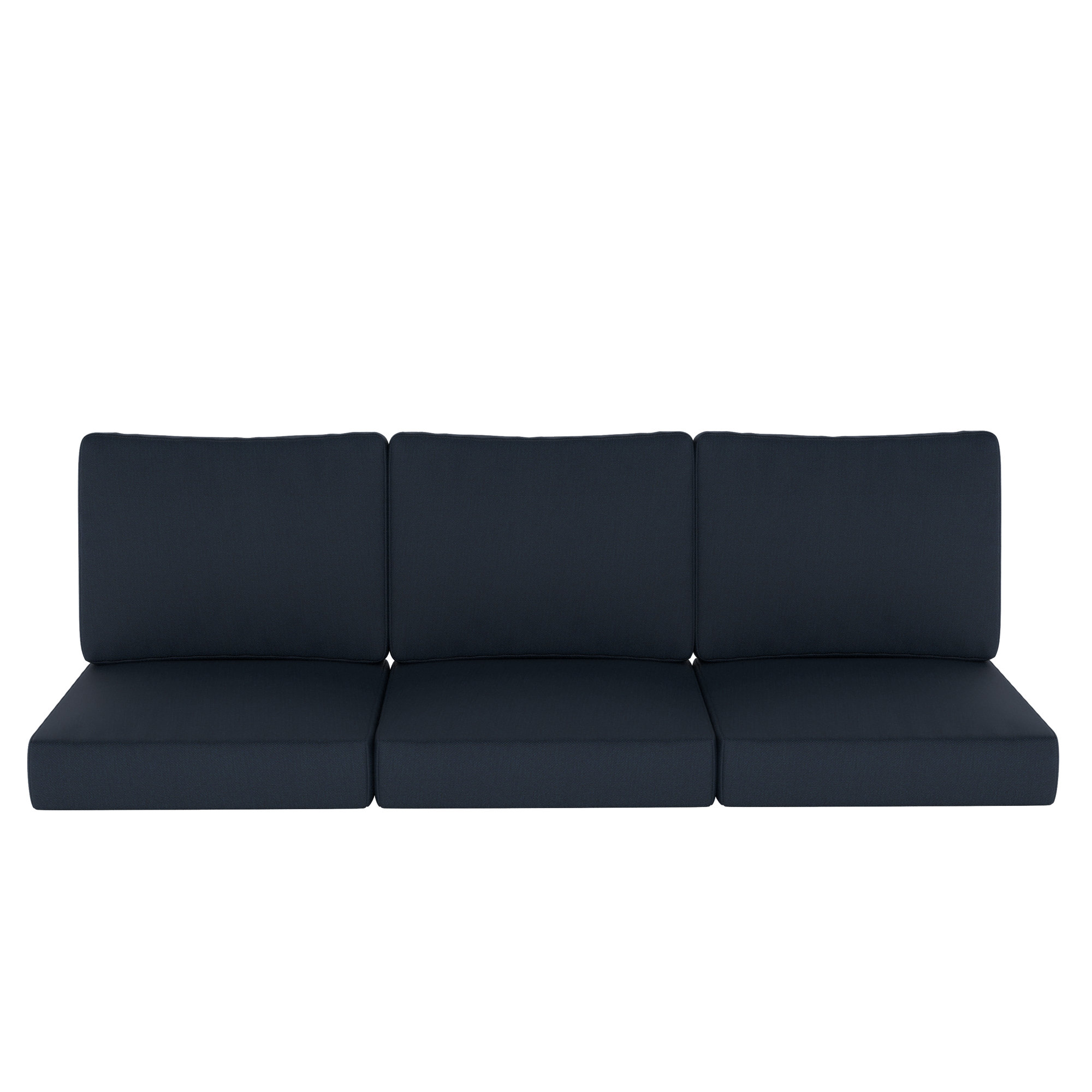 Sunbrella® Outdoor Sofa Seat / Back Cushion, Canvas Navy Sunbrella® Canvas