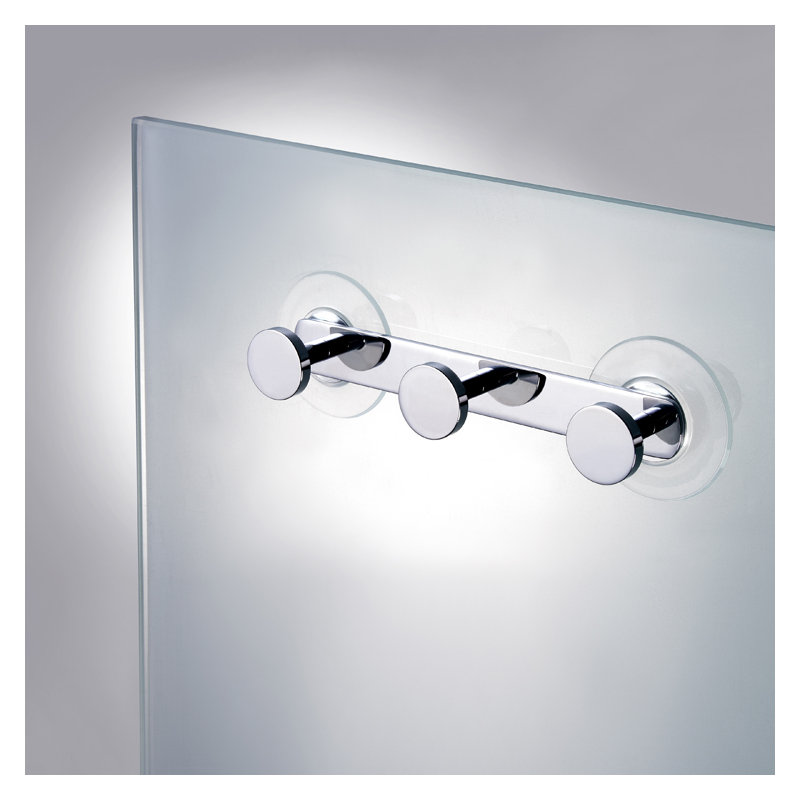 Crochet mural pour salle de bain Accessoires, Chrome