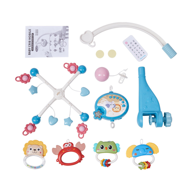 698-84Starry Night Crib Mobile with Projector– Soothing Musical Toy for baby, Sleep Aid & Sensory Development