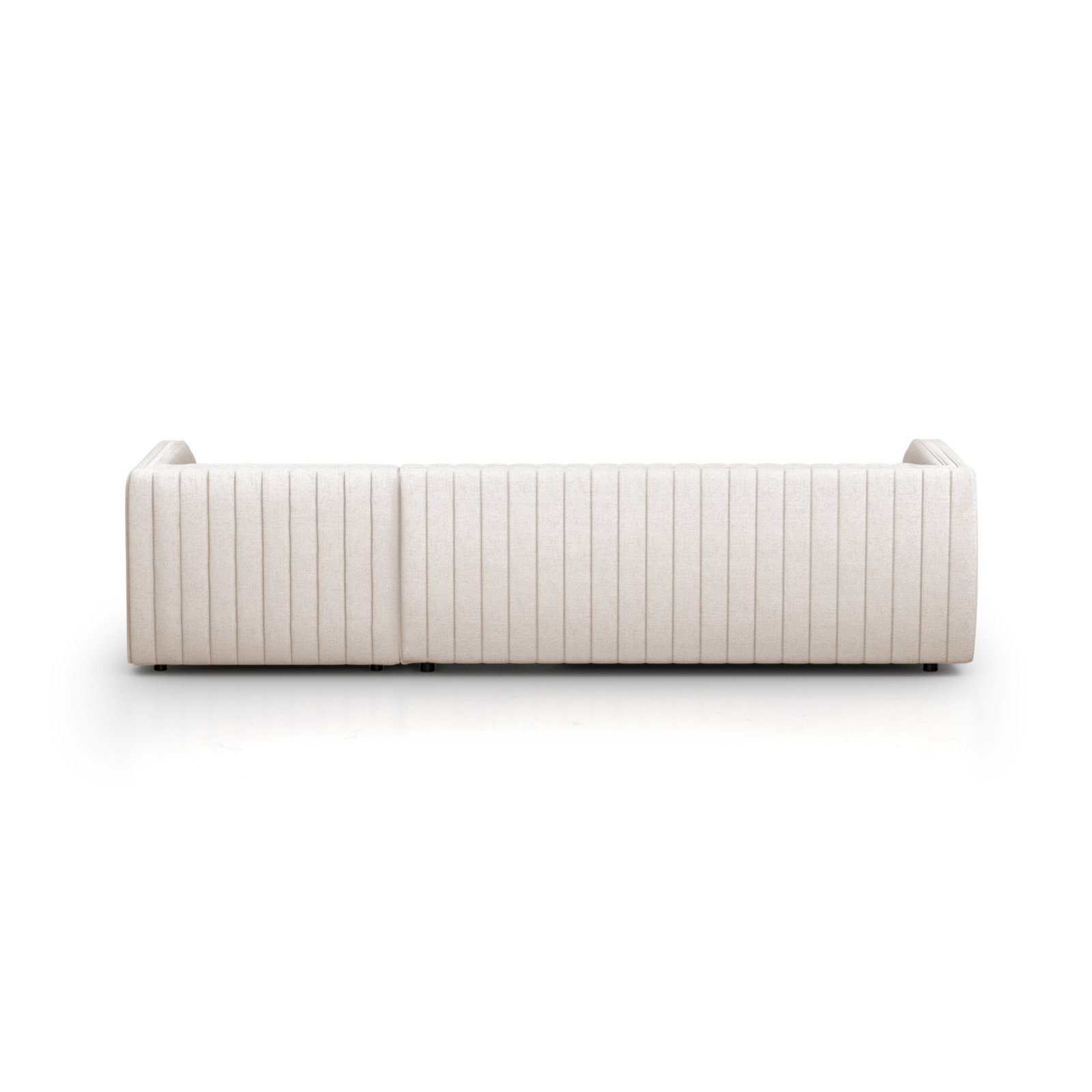 Brandt Upholstered Chaise L-Sectional, Right Hand Facing, Dover Crescent Velvet, 26" H X 105" W X 64" D