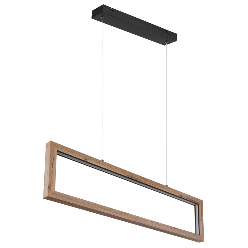 1 - Light Matte Black LED Pendant