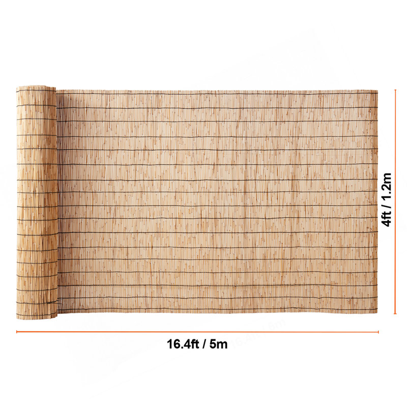 Ensemble de 2 pare-étincelles 16,4 pi x 4 pi Reed Fence