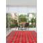 Tapis unique en laine noué à la main 8 pi x 9 pi 4 po nouvel âge Borrello