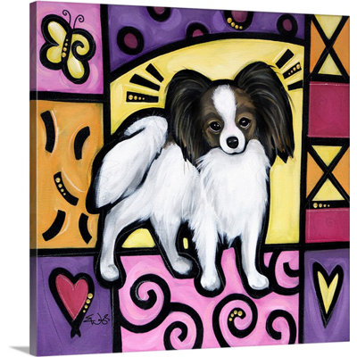 «Papillon Pop Art» par Diethild, reproduction d'art sur toile