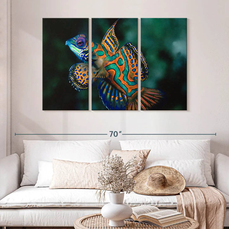 Brampt Mandarin Dragonet, 32" H x 50" W