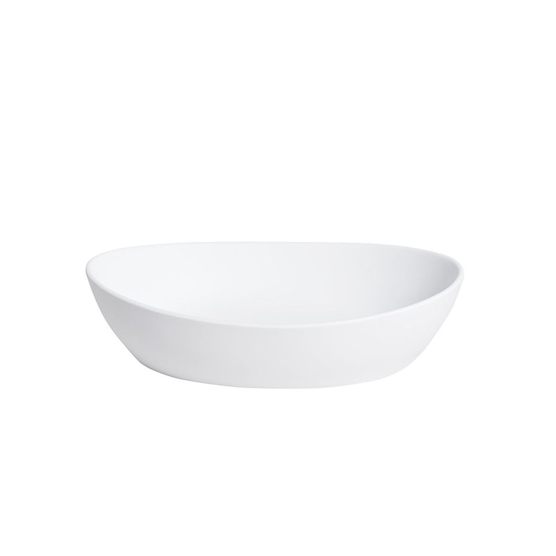 Ebern Designs 55.5mm L x 35mm W Natural Stone Oval Sink