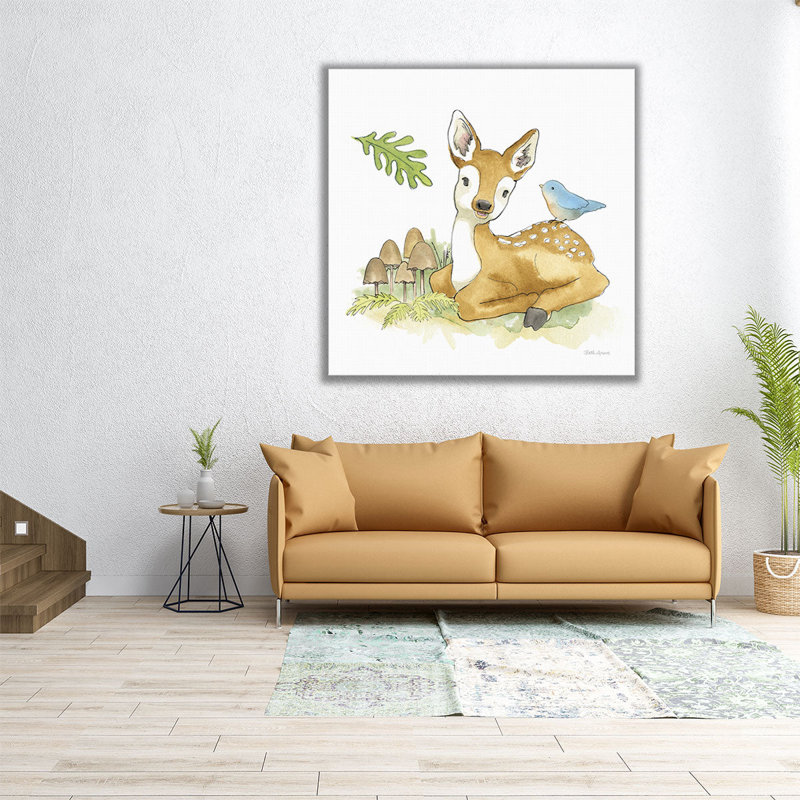 «Baby Woodland III», reproduction d'art sur toile, H 20 po x l 20 po