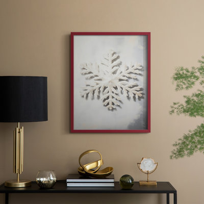 Art des Fêtes de Noël - série 2 - CCLIV, reproduction encadrée - bois massif