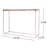 Ovando 43.5'' Console Table