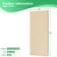 Panneau de lattes en PVC 2 x 4 pi Homlux-132511144-132511145