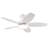 36" Flush Mount Modern Ceiling Fan with LED Lights and Remote Control-37911743