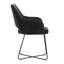 Giovanni Fabric Upholstered Dining Chair in Black-347034101