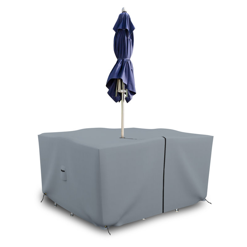 Outdoor Cover, 76.2cm H x 177.8cm W x 177.8cm D, Light Grey