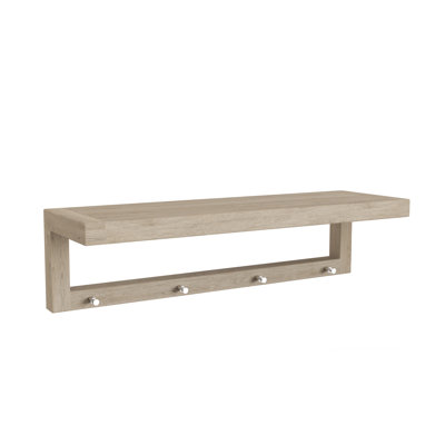 Moa Teak Floating Shelf