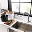 Robinet tactile en nickel brossé, extractible, laiton à poignée simple, 3 modes pour évier de cuisine, installation pratique du lavabo, effet d'économie d'eau, méthode d'utilisation