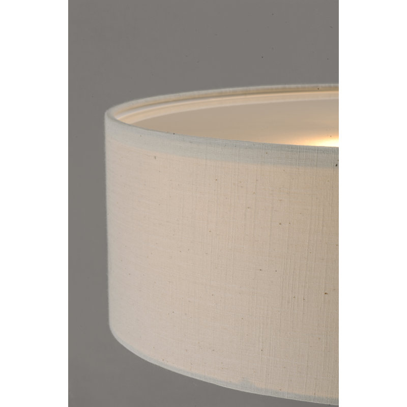 Lembrick Fabric Semi Flush Mount, Oil Rubbed Bronze