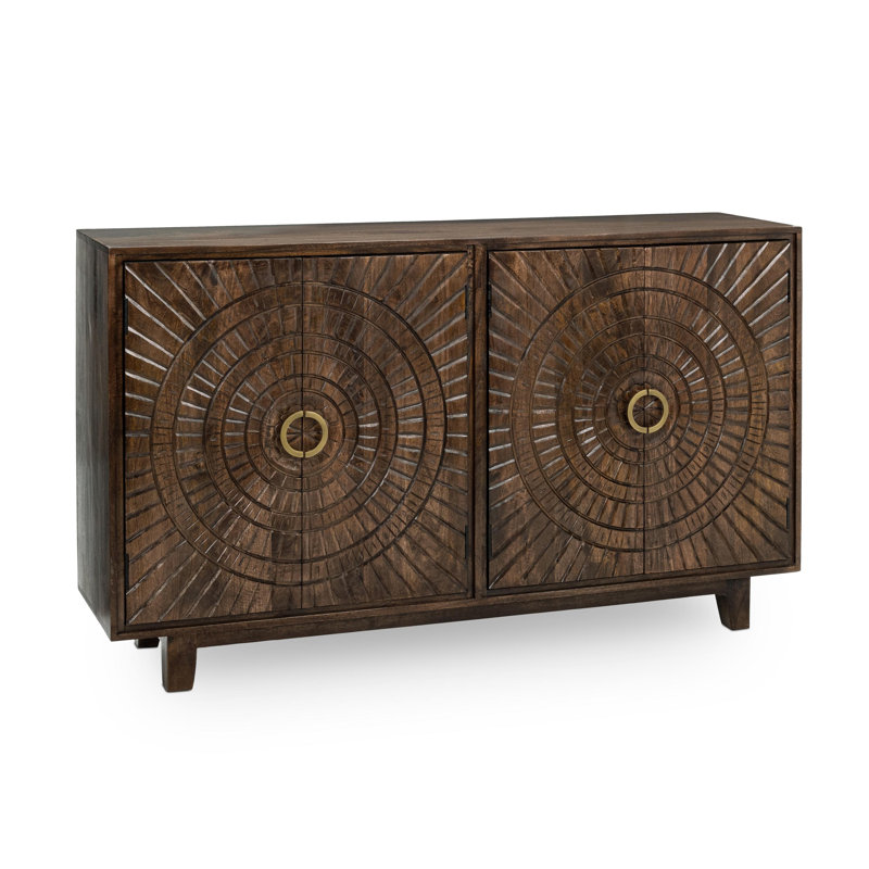 Viva 65'' W Solid Wood Sideboard, Brown