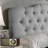 Tufted Upholstered Headboard, Solid Wood Head Board with Wood Legs, Adjustable Height Bed headboard from 37” to 51” Fabric Headboard in Modern Button Design, Beige-356449469-347172857