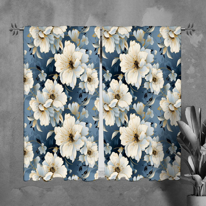 Rameer Room Darkening Curtain Pair, 20'' W x 82'' L