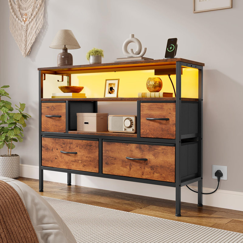 Unfinished TV Stand for TVs up to 28", Brown