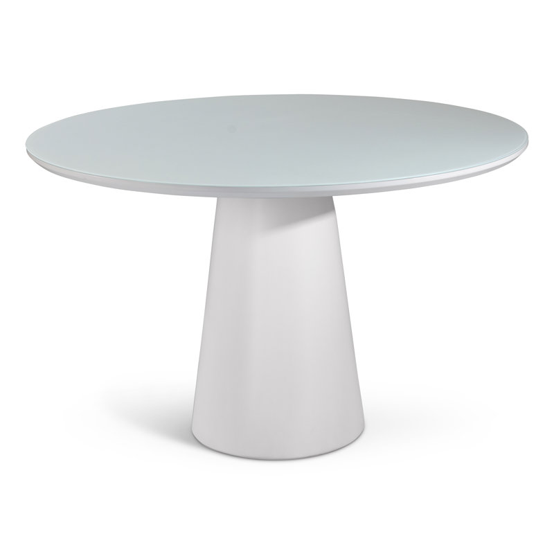 Table de salle à manger Burdon, Blanc
