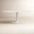 Flow Oval with Steel Base Dining Table