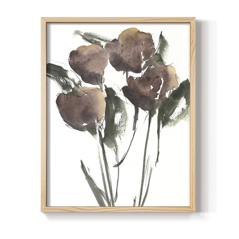 «Growing Wild II», reproduction encadrée - bois massif, Naturel, H 11 po x l 9 po