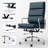 Genuine Leather Office Chair, Conference Chair With Ergonomic Lumbar Back Support-398837632