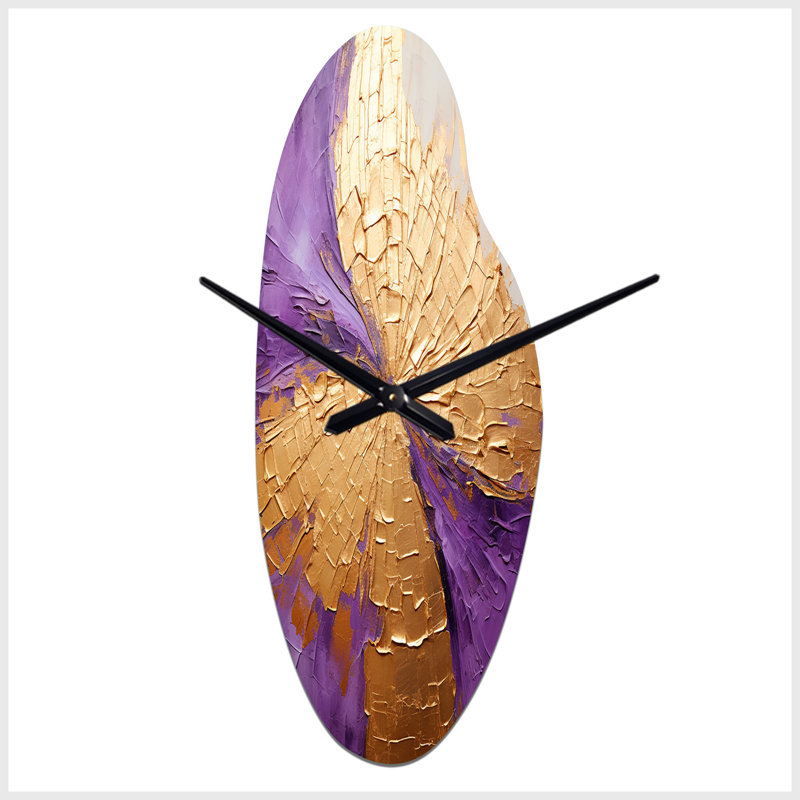 Horloge murale incurvée, Wittke, Médium