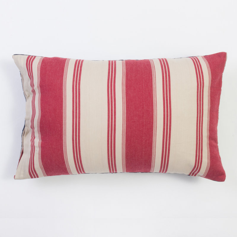 Sham, Standard, Red/Ivory
