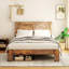 Cadre de lit, cadre de lit plateforme avec grand rangement sous le lit-1090524189
