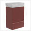 Modern 20" Striped Bathroom Vanity With Ceramic Sink, Freestanding Bathroom Cabinet For Modern Bathroom, KD-212912885