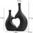 Black Ceramic Vase