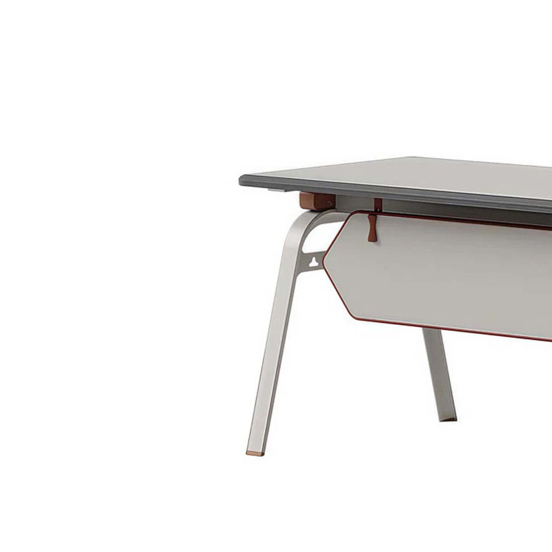 Secrétaire, bureau d'ordinateur de style moderne, H 29,5 po x l 62,99 po x P 31,5 po