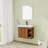 28'' Wall-Mounted Floating Bathroom Vanity with Ceramic Top and Soft-Close Door
